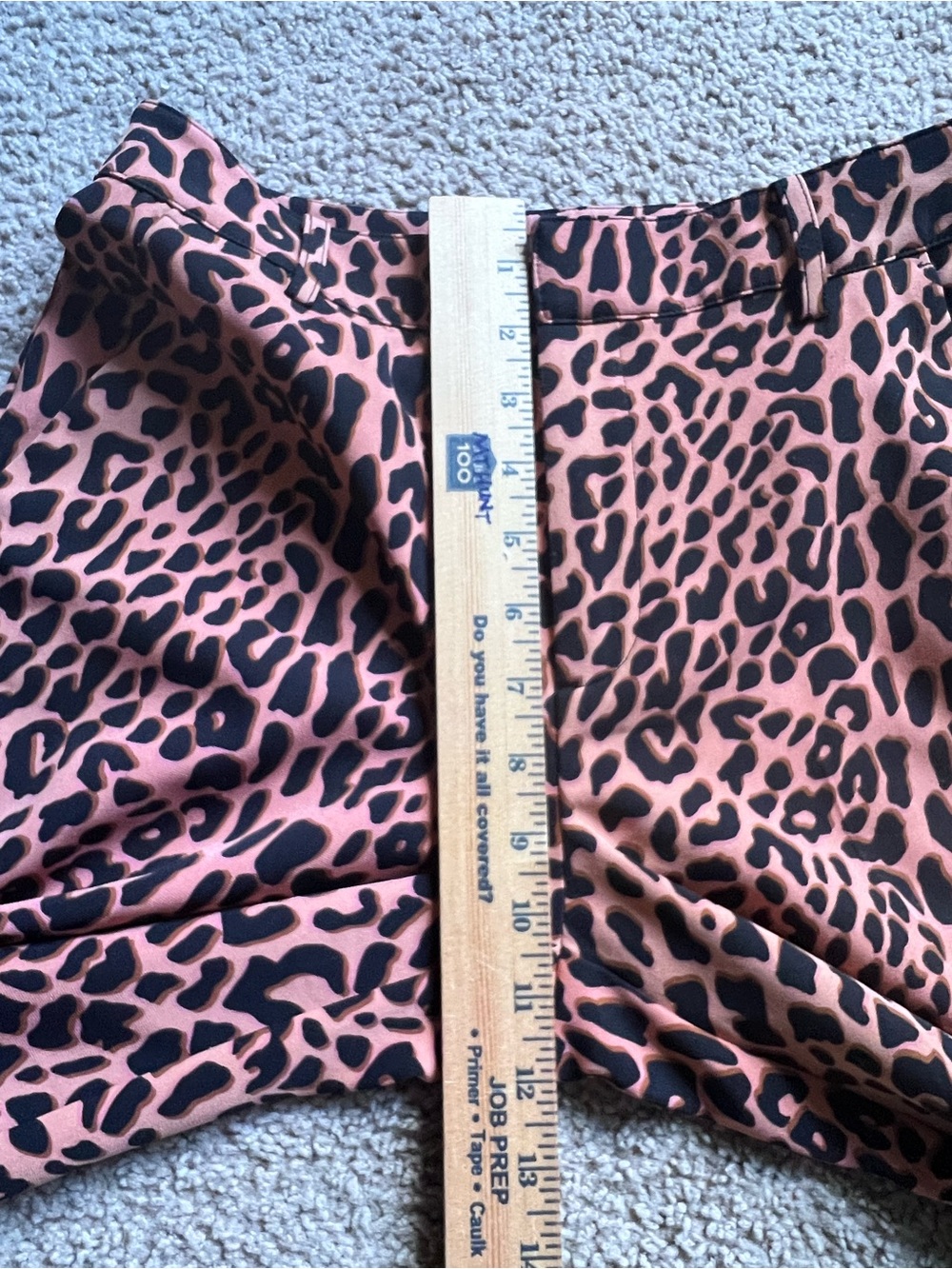 Scotch & Soda Maison Scotch Starwatcher Leopard Print Wide Leg Pants XS - Picture 7 of 14
